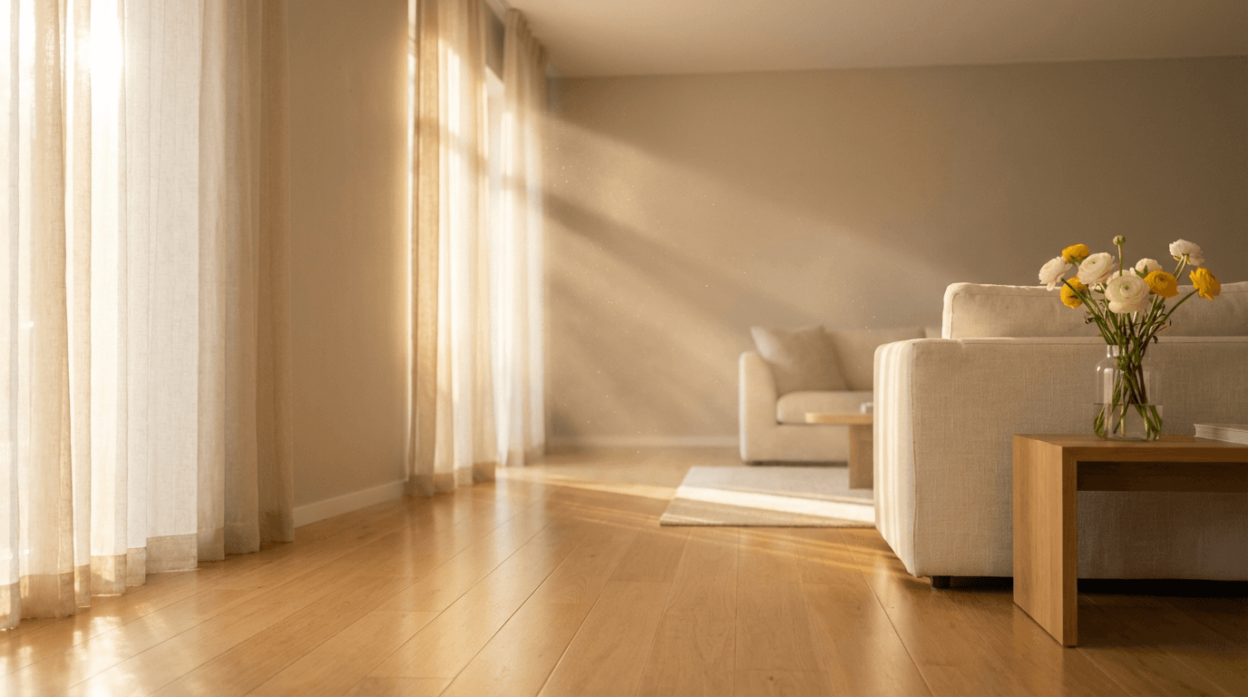 Clean and bright living room in Calgary