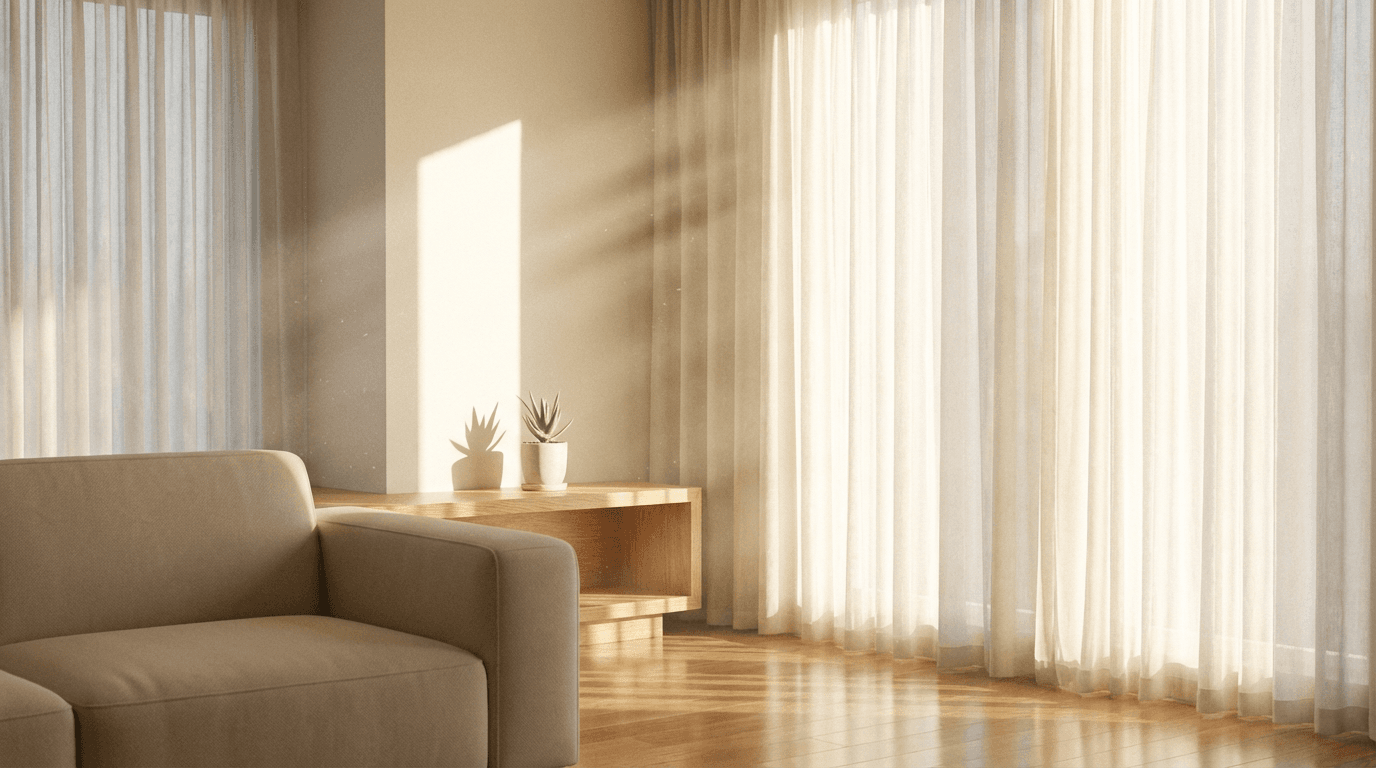 Clean Calgary living room after professional cleaning